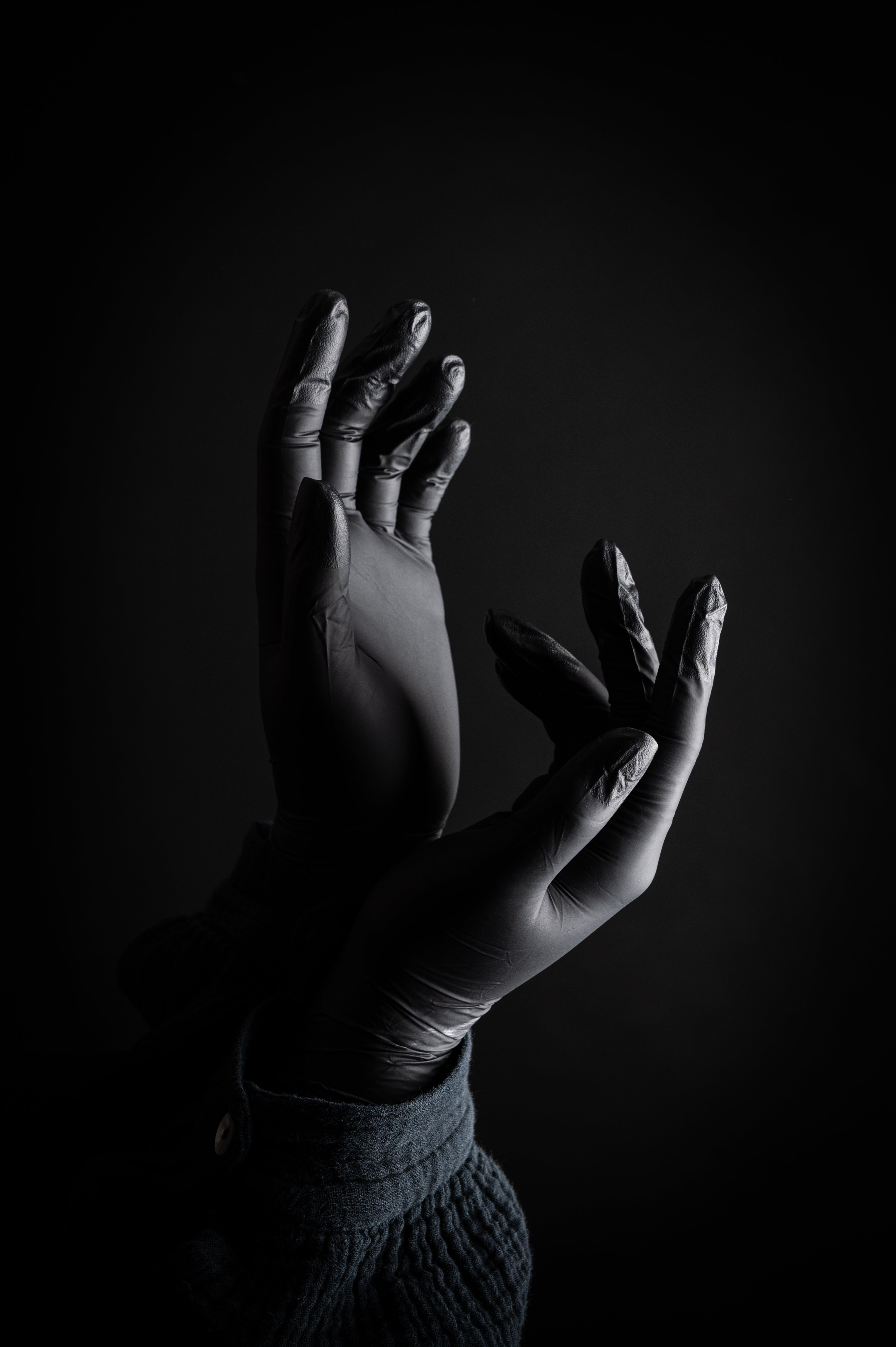 Handschoenen Zwart nitril