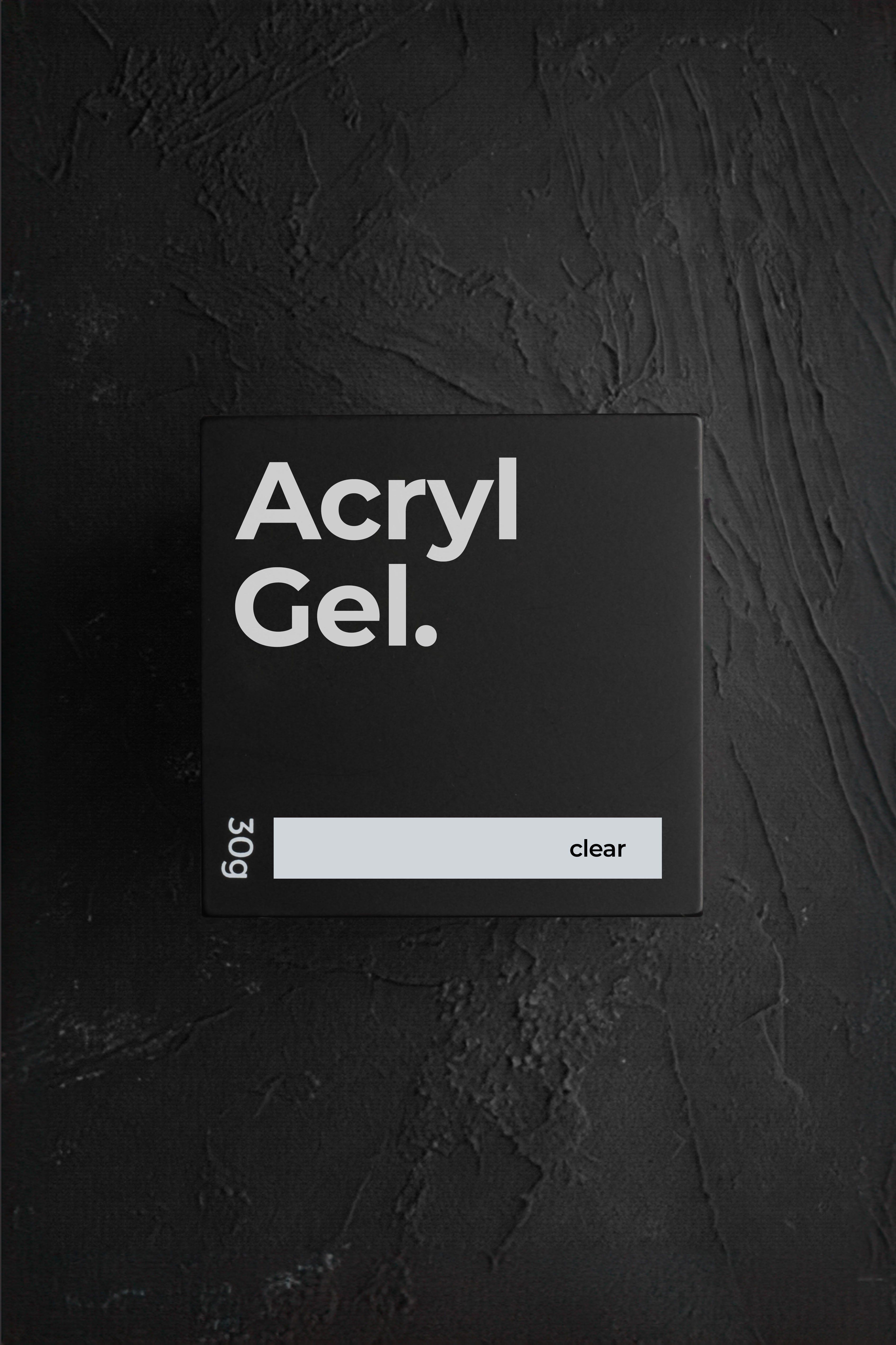 Acryl gel clear