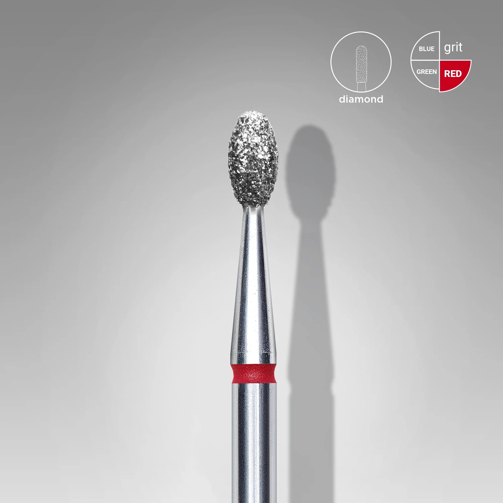 Diamond bit olive red 2,5/5mm FA130R025/5