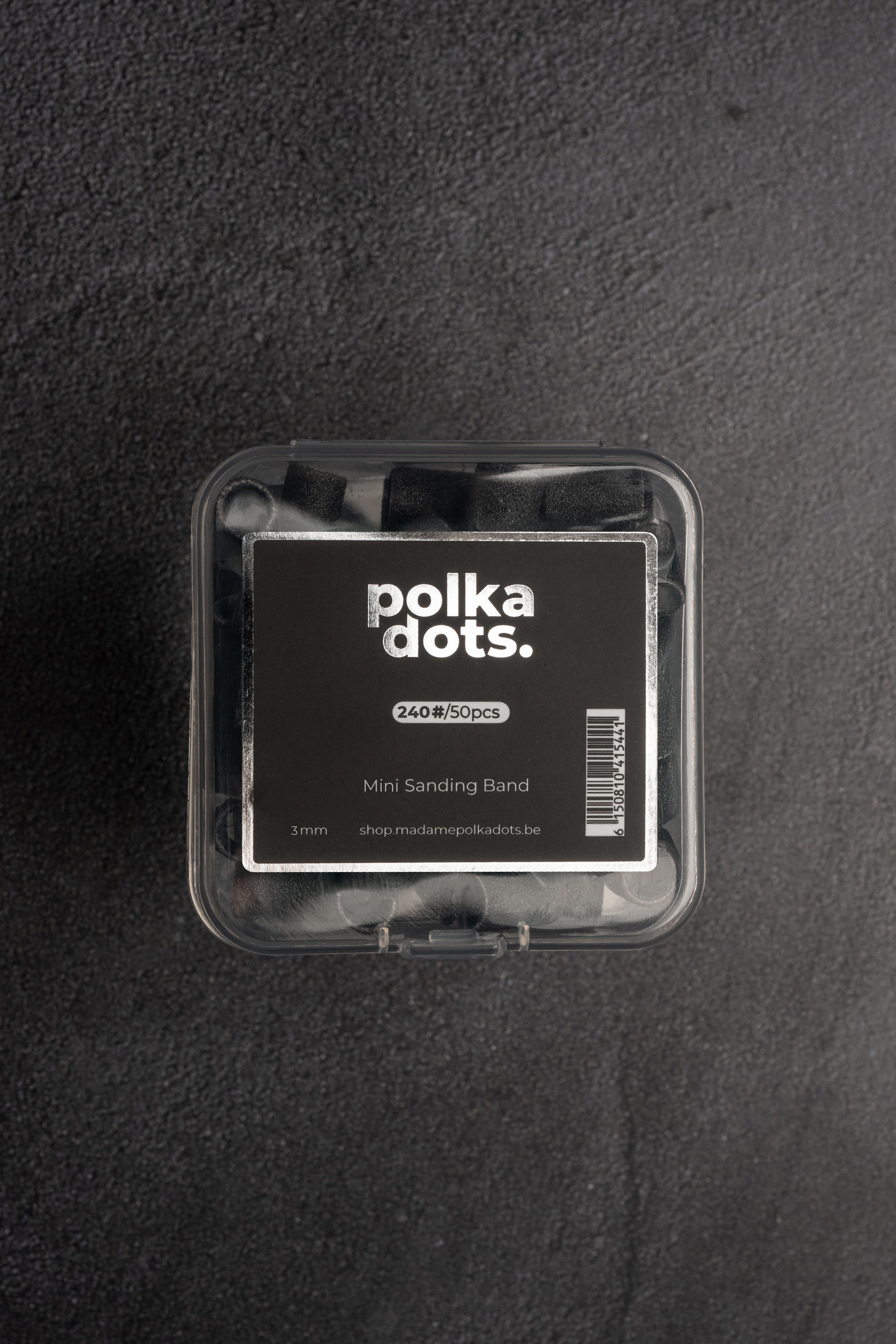 Mini sanding band / schuurrolletjes 240# 3 mm