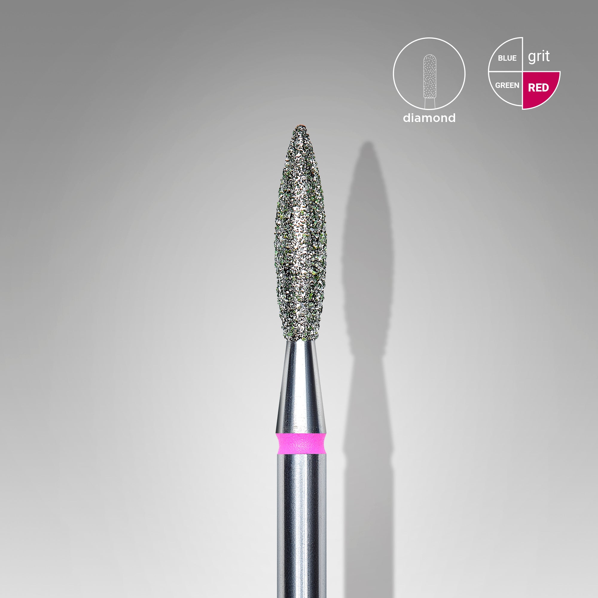 Diamond bit red flame 2.3/10mm FA10R023/10