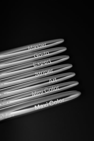 The Silver Set (7 brushes)