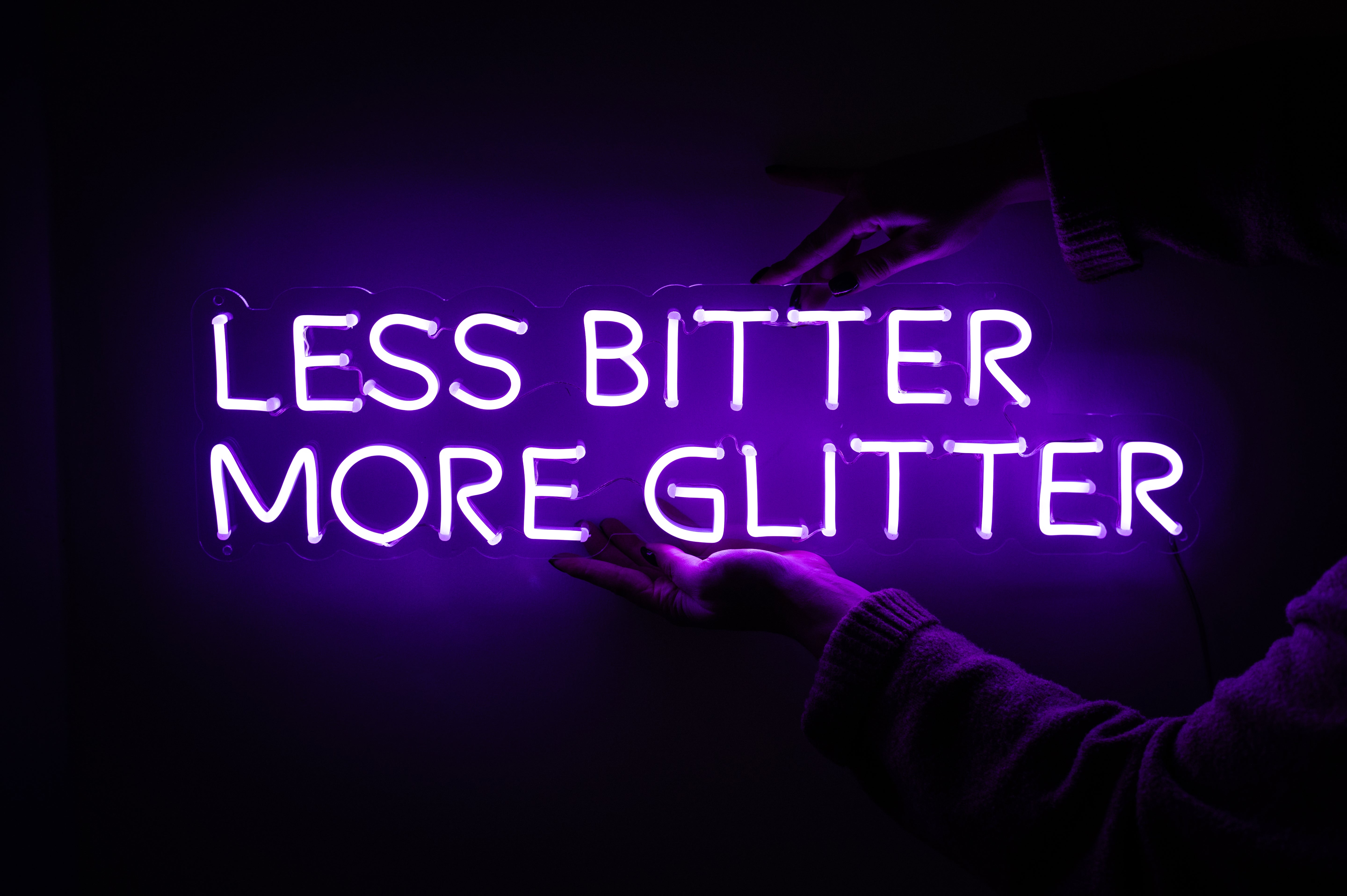 Less bitter more glitter