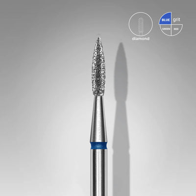 Diamond bit blue pointed flame FA11B018/8