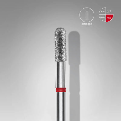 Diamond bit red rounded cylinder 2.5/5mm FA30R023/6.5