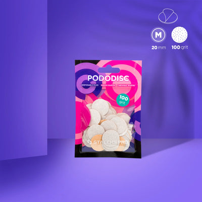 Refill pads for Pododisc M 100 grit PDF-20-100W