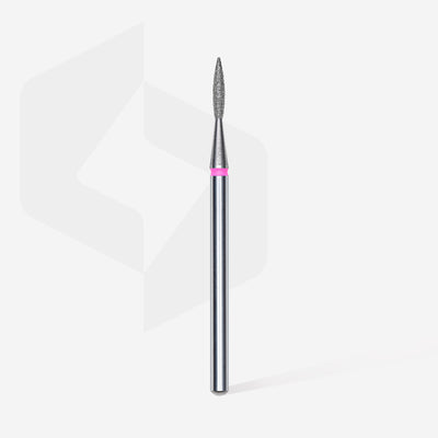 Diamond bit red pointed flame 1.6mm/8mm FA11R016/8