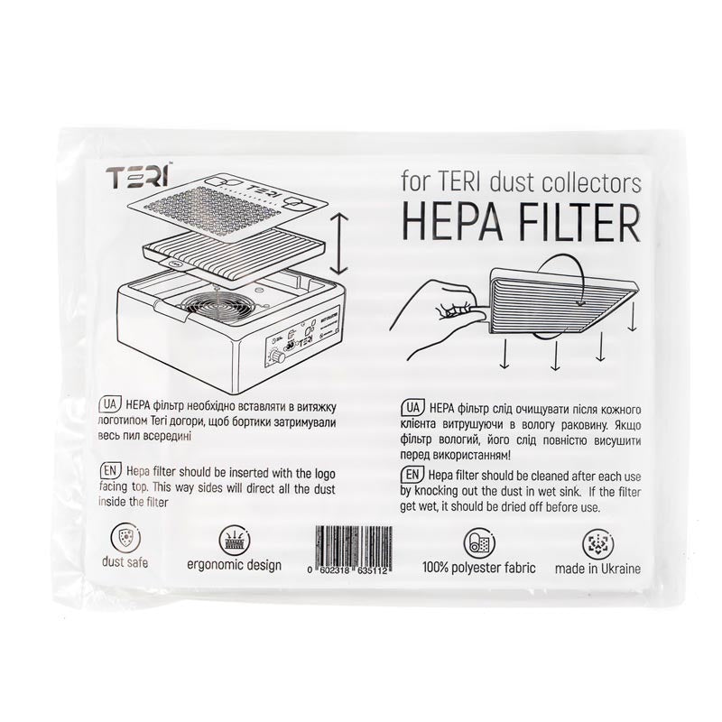 HEPA filter voor Teri kom